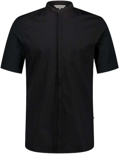 Le Nouveau Chef Rashguard Bucătar Bumbac Negru cu Mâneci scurte
