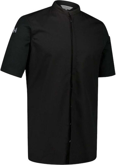 Le Nouveau Chef Rashguard Bucătar Bumbac Negru cu Mâneci scurte