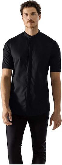 Le Nouveau Chef Rashguard Bucătar Bumbac Negru cu Mâneci scurte