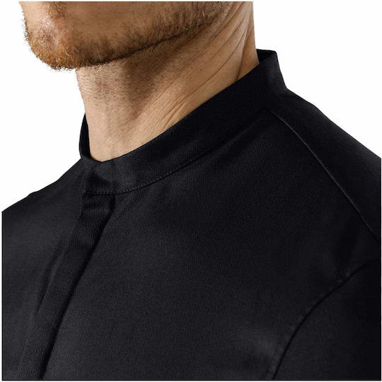 Le Nouveau Chef Rashguard Bucătar Bumbac Negru cu Mâneci scurte