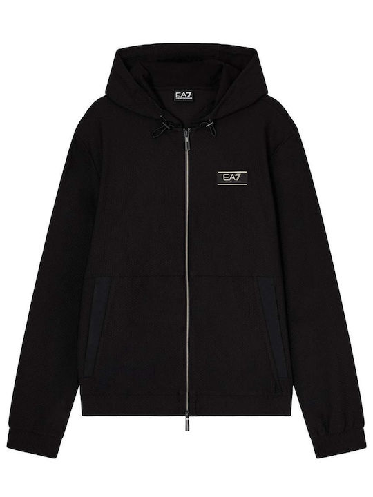 Cardigan With Hood Black