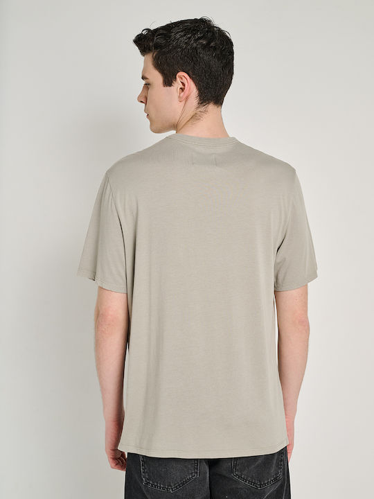 Herrenblusen Kurzarm T-Shirts Grau