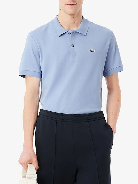 Lacoste Поло Блуза Синьо Виолетова