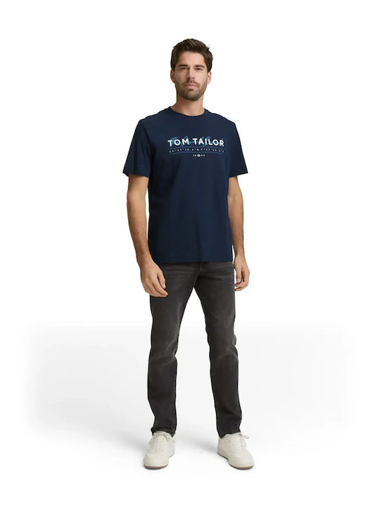 ΜΕΝ T-shirt Sky Captain Blue 1050136-10668