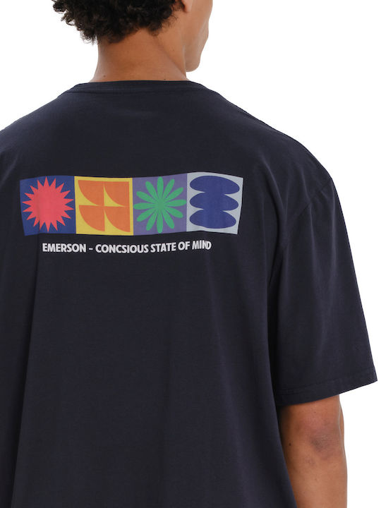T-shirt Navy Μπλε
