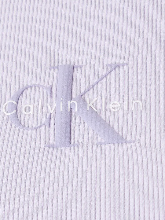 Γυναικείο Crop T-shirt Μωβ