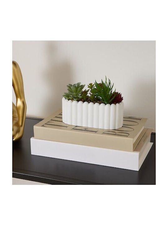 Atmosphera Vază Pentru Plante Albă 15x7x12cm Atmosphera Vază Pentru Plante Albă 15x7x12cm