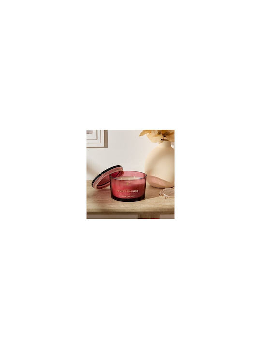 Atmosphera Decorative Candle in Jar Red 440g