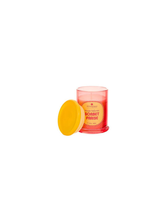 Atmosphera Aromatic Candle Sorbet in Jar with Rose Perfume 160g