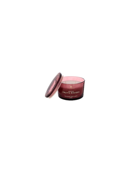 Atmosphera Decorative Candle in Jar Red 440g