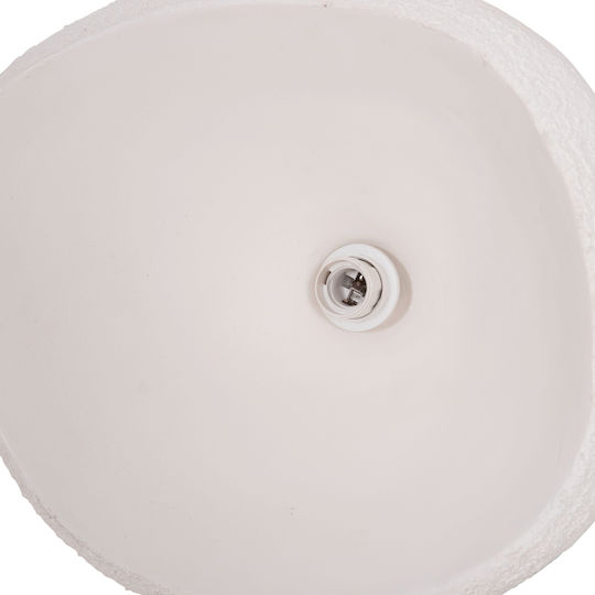HomeMarkt White Hanging Ceiling Light with E27 Socket 44.5x38.5x29cm