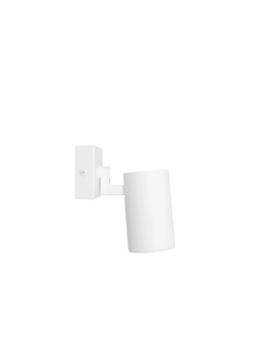 kelvo Single Spot with GU10 Lamp Adapter in White Colour
