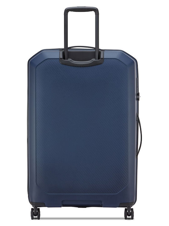 Delsey Anvers Large Navy Suitcase With 4 Wheels Height 75.5cm