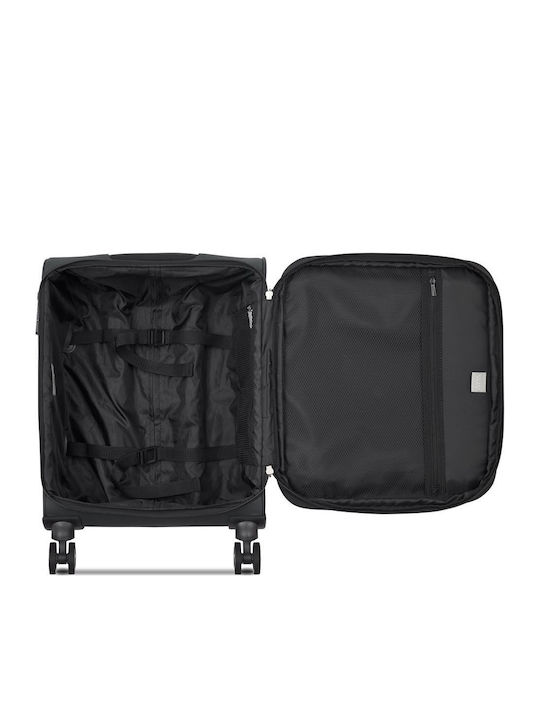Delsey Nolwenn Kabinenkoffer Stoff Grau mit 4 Räder Höhe 55cm