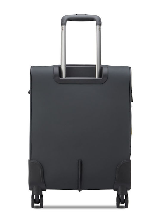 Delsey Nolwenn Kabinenkoffer Stoff Grau mit 4 Räder Höhe 55cm