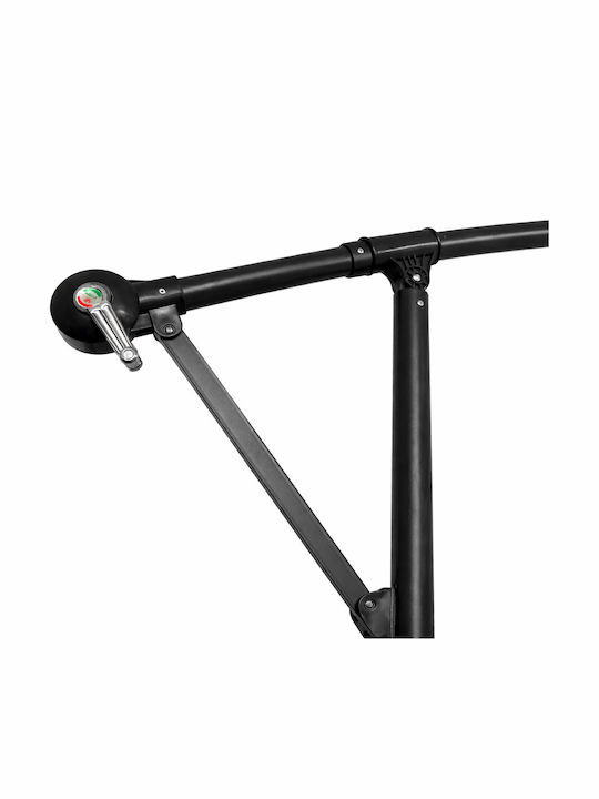 Professioneller Hängender Runder Metallischer Brauner Sonnenschirm Φ3m