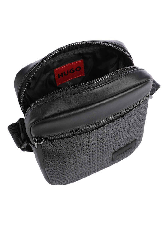 Herren Schulter Crossbody Tasche Schwarz