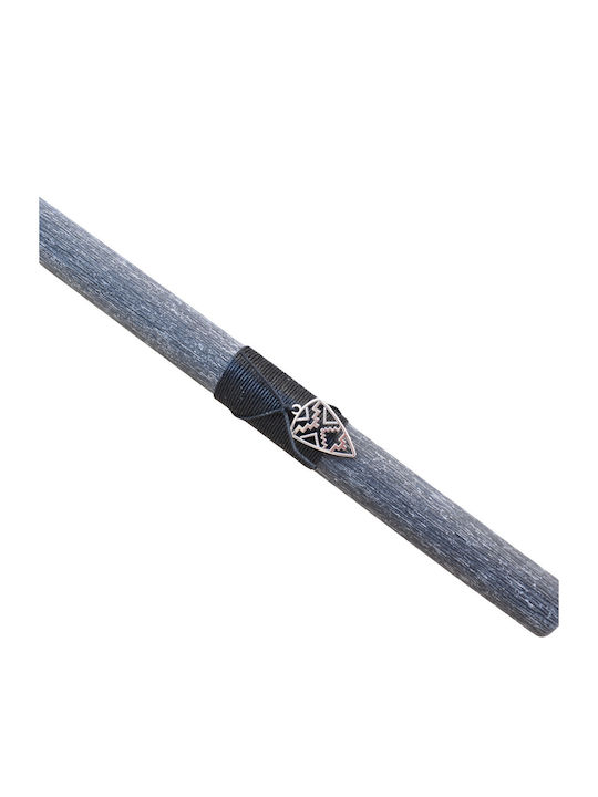 Easter Candle Round Scented and Handmade Gray