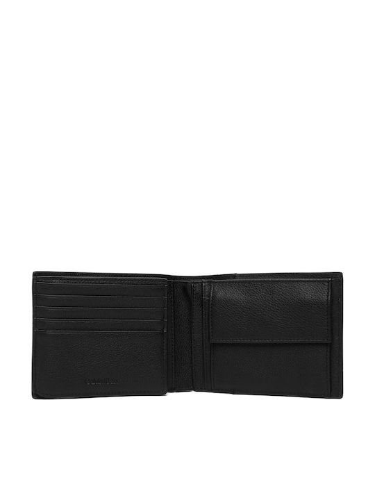 Trifold Leather Men's Wallet Black