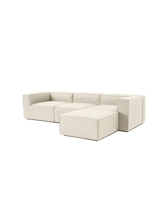 Fora Ecke Sofa Ecru 296x185x66cm