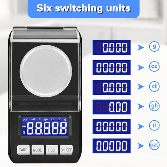 Professional Precision Scale with Weighing Capacity 0.15kg and Accuracy 0.001g