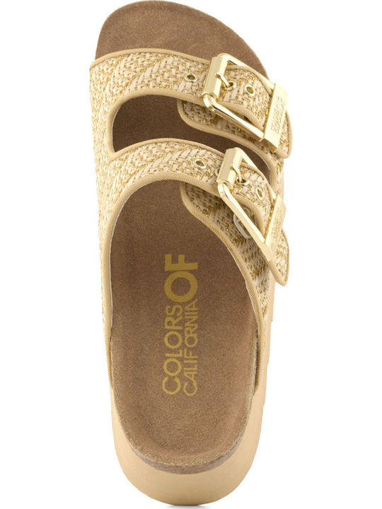Women's Flat Sandals Gold
