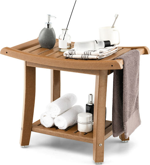 Costway Scaun de Baie 60,5x34x48cm BA7859CF