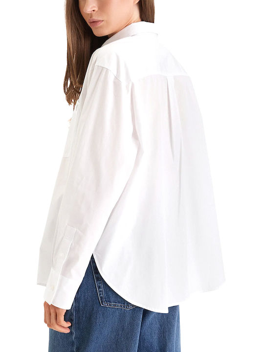 Calvin Klein Long Sleeve Women's Shirt White