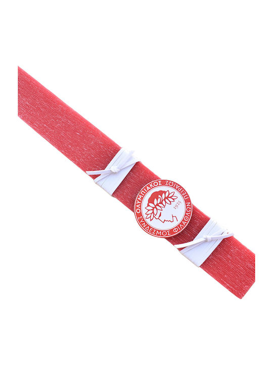 Easter Candle Flat Scented and Handmade Red