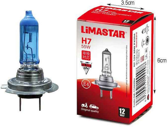 Limastar Car Lamp H7 Xenon Yellow 12V 55W