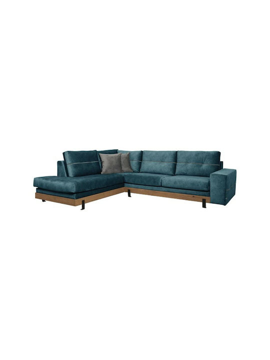 Murcia Γωνιακός Καναπές με Αριστερή Γωνία Navy Blue 280x220x90εκ.