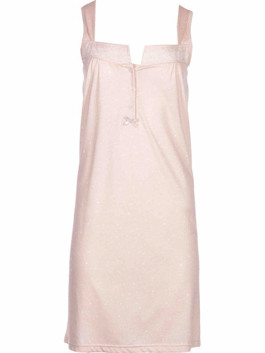 Pink Label Καλοκαιρινό Γυναικείο Νυχτικό Pink Label Καλοκαιρινό Γυναικείο Νυχτικό