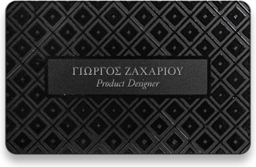 Hello Card Επαγγελματικη Καρτα Pvc Μαυρη