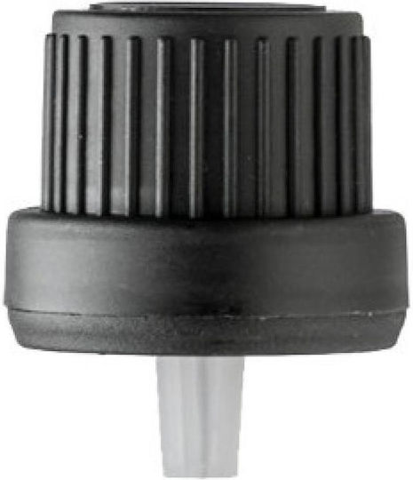 Schwarzer Sicherheitsdeckel Dropper Pp18