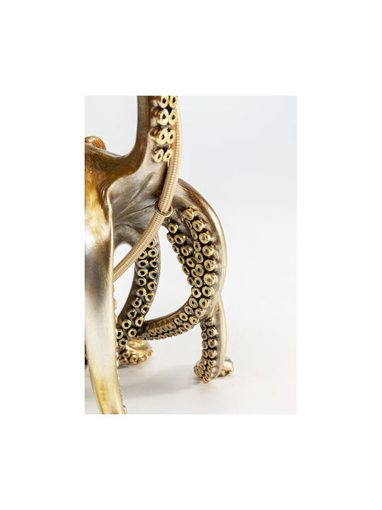 Kare Design Tischlampen Mit Goldenem Hut Und Goldener Basis