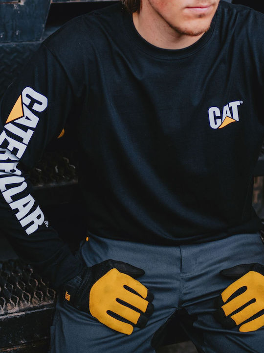 Cat Tricou cu Mânecă Lungă Trademark Tee Negru M 1510034 Cat Tricou cu Mânecă Lungă Trademark Tee Negru M 1510034