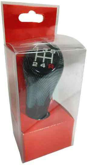 Auto Schaltknopf 5-Gang Carbon Look