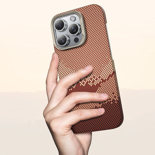 Benks Back Cover Aramid Fiber 1.1mm Auriu (iPhone 16 Pro)