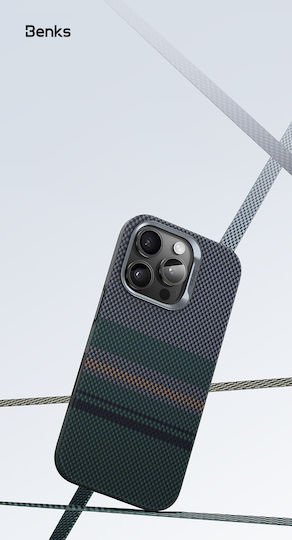 Back Cover Aramid Fiber Πράσινο (iPhone 16 Pro)