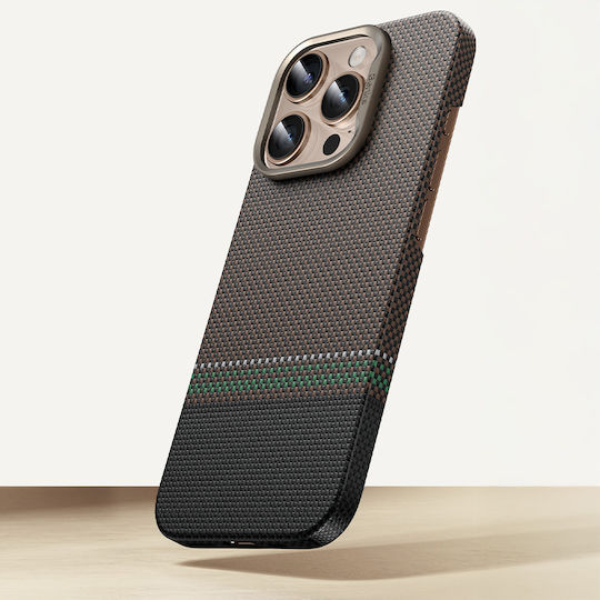 360 Full Cover Aramid Fiber Gri (iPhone 16 Pro Max)