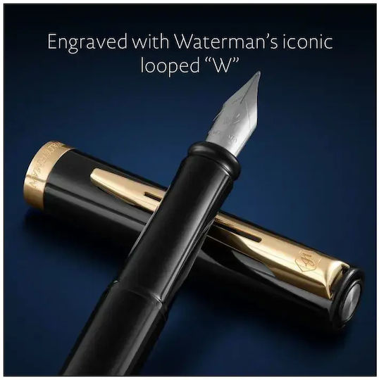 Waterman Fountain Pen Medium Black