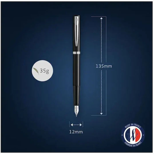 Waterman Πένα Γραφής Fine Μαύρη