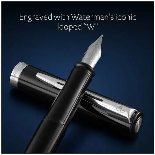 Waterman Πένα Γραφής Fine Μαύρη