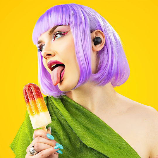 Niceboy Podsie 4 Pop In Ear Bluetooth Безжични Слушалки с Устойчивост на Изпотяване и Калъф за Зареждане Розови