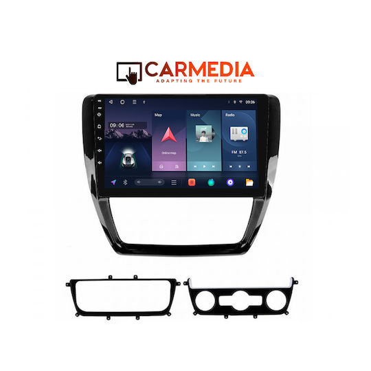 Carmedia Car Audio System for Volkswagen Jetta 2004-2015 (Bluetooth/USB/WiFi/GPS/Apple-Carplay/Android-Auto) with Touch Screen 10"