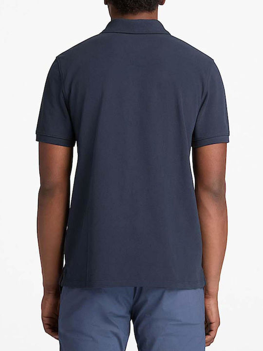 Timberland Polo Short Sleeve Blouse Blue