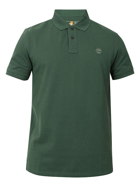 Polo Short Sleeve Green Blouse