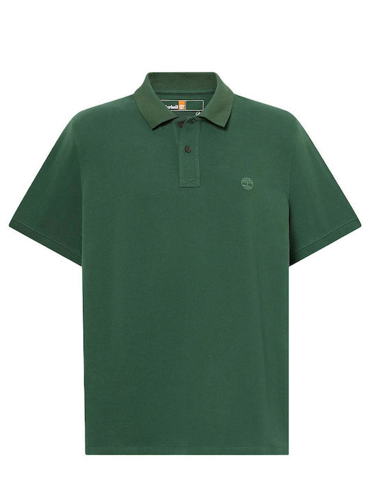 Polo Short Sleeve Green Blouse