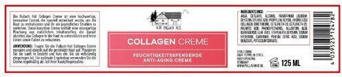 Vom Pullach Hof Collagen Cremă Antirid de Față cu Colagen 125ml