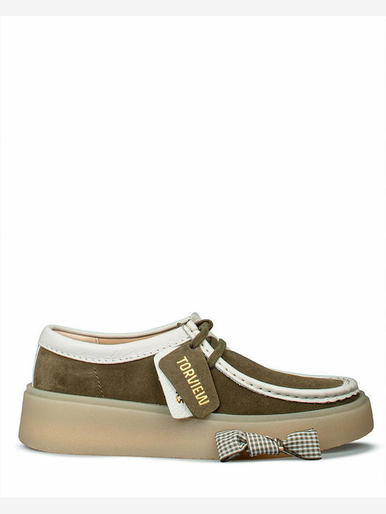 Torview W Women's Moccasins in Green Colour